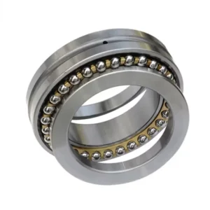 Double Row Angular Contact Ball Slewing Bearing with Cross Roller Thrust Features