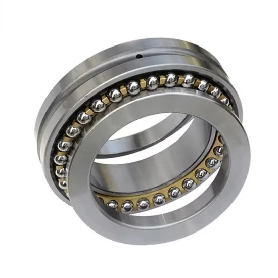 Double Row Angular Contact Ball Slewing Bearing with Cross Roller Thrust Features