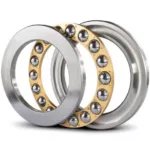 Double Row Angular Contact Ball Slewing Bearing with Cross Roller Thrust Features