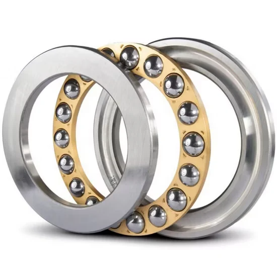 Double Row Angular Contact Ball Slewing Bearing with Cross Roller Thrust Features