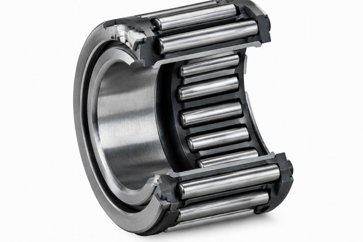 Cross-section of a without outer ring needle roller bearing from a trusted precision grade needle roller bearing supplier