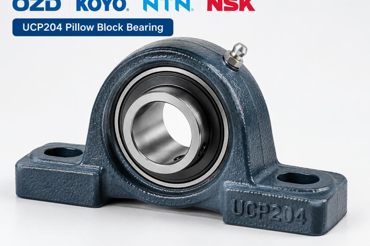 Heavy duty cast steel housing for OZD KOYO NTN NSK UCP204 pillow block bearing