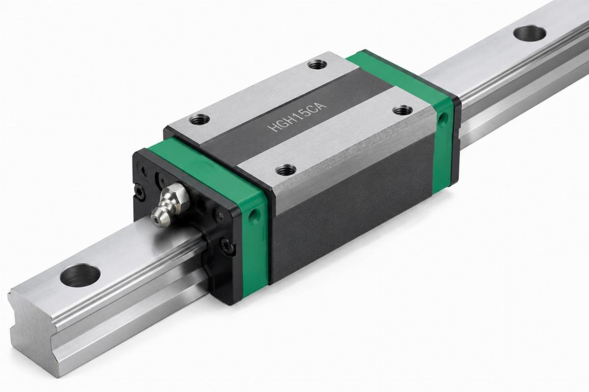 HGH15ca linear guide rail carriage block and steel rail assembly