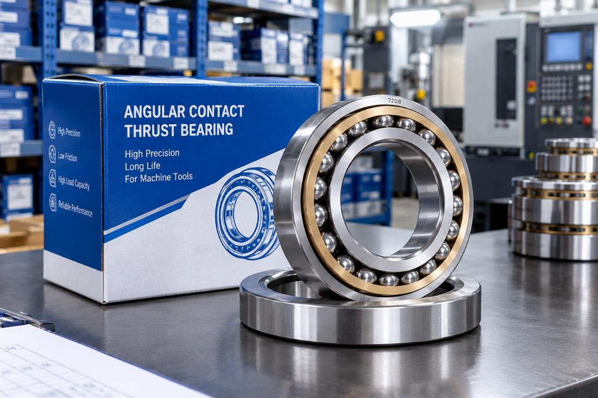 High precision single row angular contact thrust bearing supplier inventory for machine tools