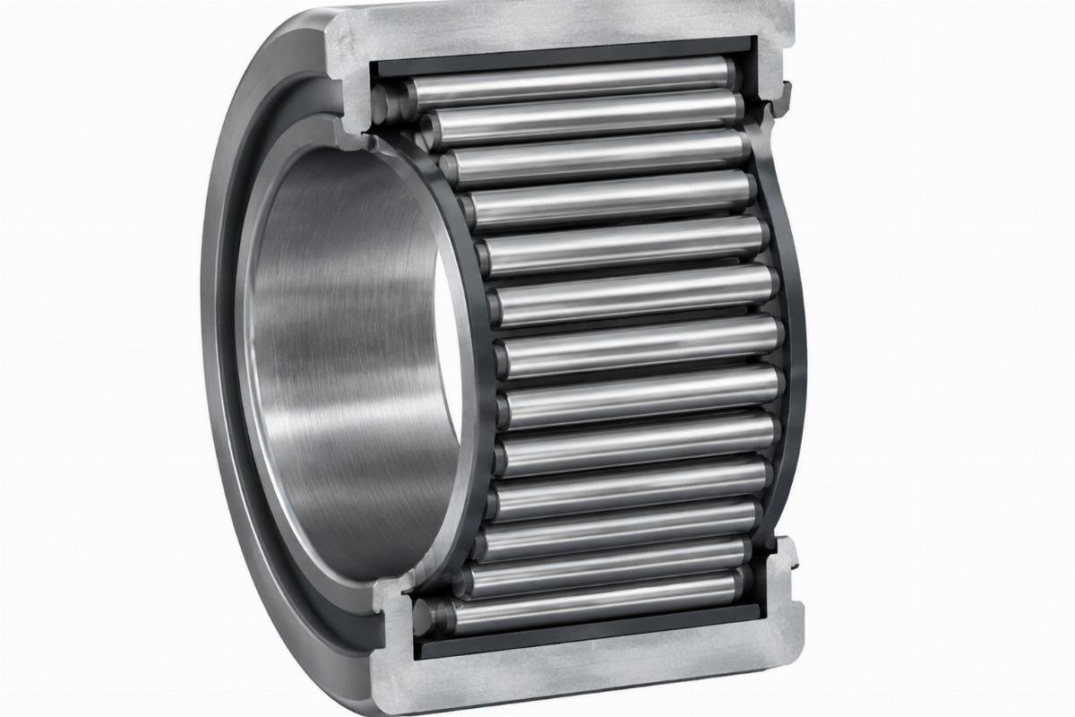 HK 1812 needle roller bearing cross-section showing full complement rollers