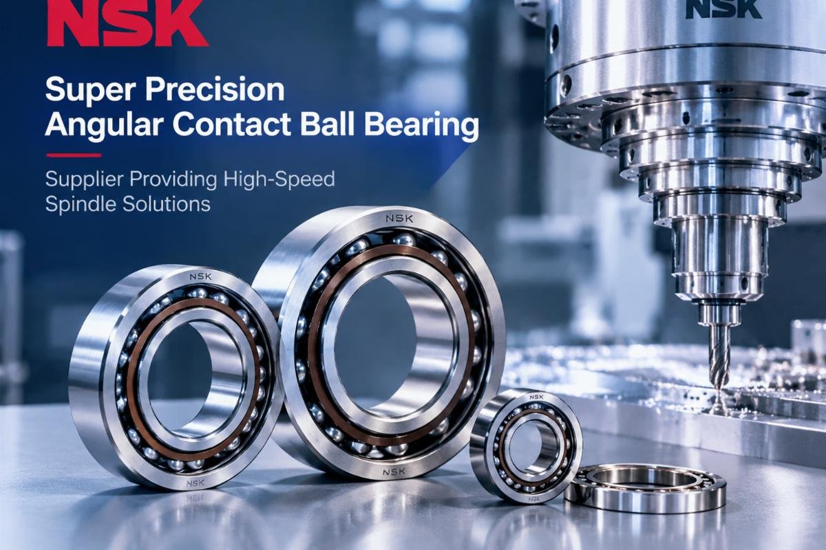 NSK super precision angular contact ball bearing supplier providing high-speed spindle solutions