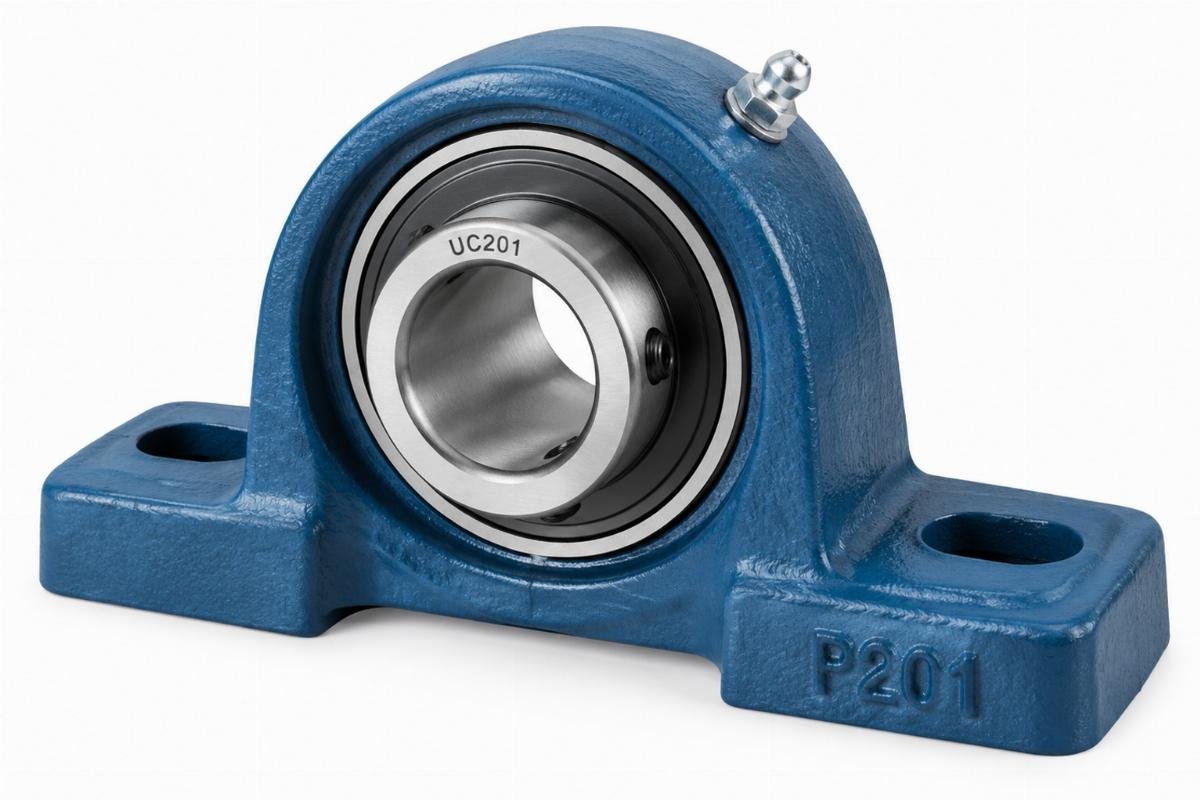 Sucph201 pillow block bearing housing and insert assembly