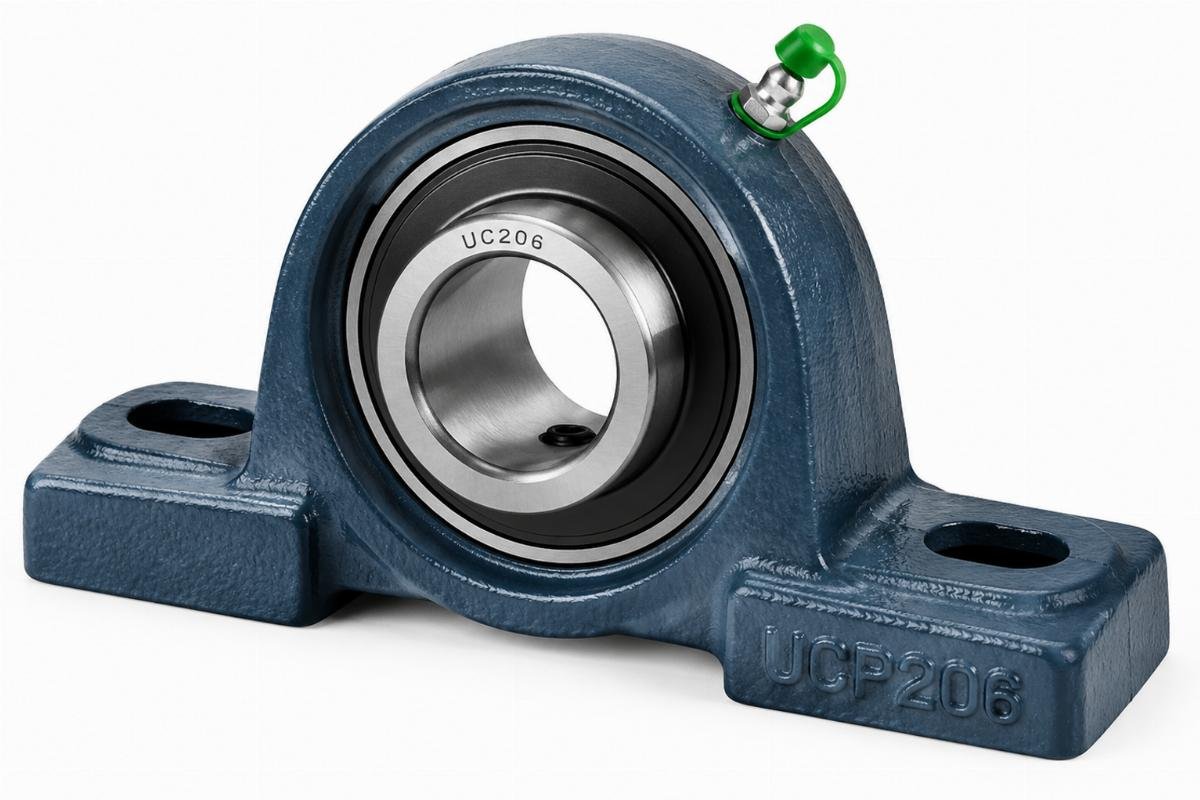 UCP206 pillow block bearing cast iron housing assembly